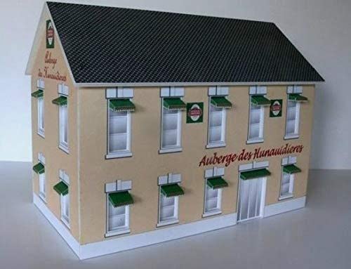 Maqueta de edificio de slot car de alta precisión: Auberge Des Hunaudieres 1:32