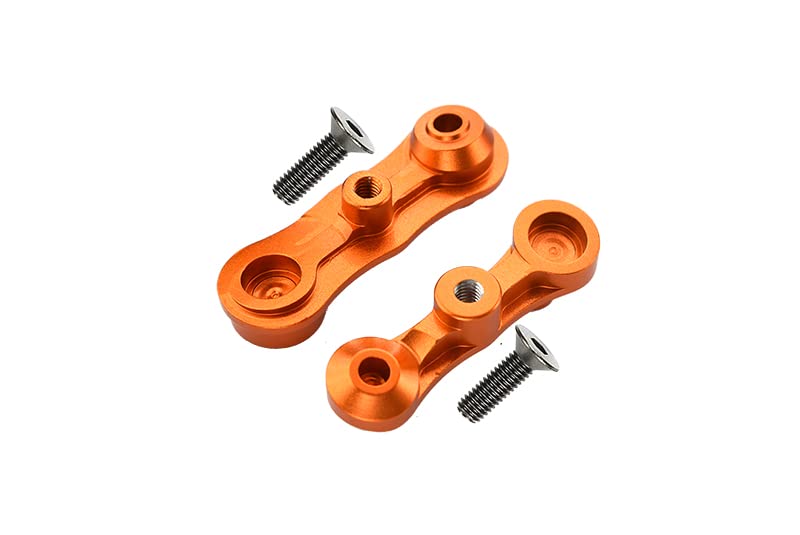 GPMAluminium Stabilizing Mount For Steering Assembly For LOSI 1:6 4WD Super Baja Rey LOS05013 / Super Baja Rey 2.0 LOS05021 Upgrades - Orange