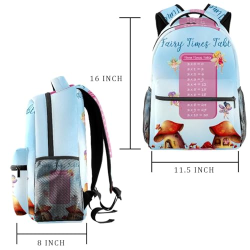 Sac à dos féerique multicolore avec tables de multiplication, cadeau idéal - 2