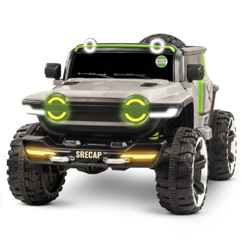 Image of Srecap WN 502 Rechargeable Battery Operated Ride on for Kids, Cars with Light & Music | Ride on Toy Baby Big Battery Car | Electric Car for Kids to Drive 2 to 7 Years Boy Girl (Grey Colour)