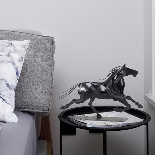 Estatua de Caballo de Metal Pintada a Mano miniatura 5