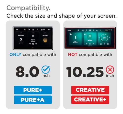 Image of SPARTAN SHIELD Screen Guard For TATA TIAGO 2026 Facelift || Pure+ & Pure+A || 8 Inch Infotainment Touchscreen Protector | Anti Scratch | Water Resistant | HD Clear | High Touch Sensitivity | NEW TataTiago Car Display Accessories 2025+ [Not Tempered Glass] (2026 Facelift Tiago 8-Inch)