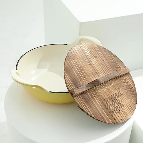 Wok de hierro fundido esmaltado Joyful Cook miniatura 2