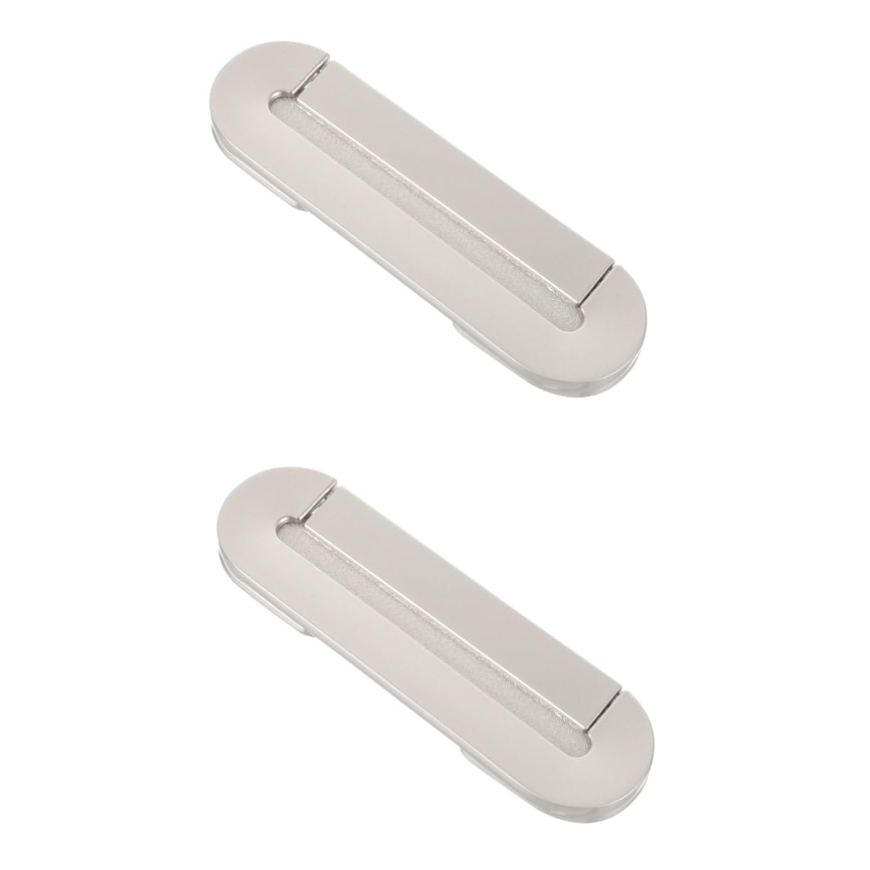 Poignée de porte cachée en zinc pour éviter les chocs sur placard moderne