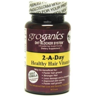 Groganics Dht Vitamins 2-A-Day 30 Count (3 Pack)