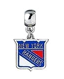 NY NEW YORK RANGERS HOCKEY CHARM SLIDE PENDANT FOR YOUR NECKLACE EUROPEAN BRACELET DIY PROJECTS ETC