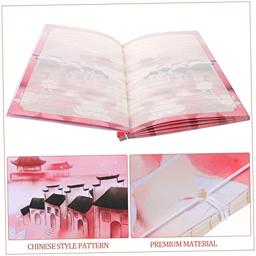 STOBOK 2 Pçs De Papel De Caderno Antigo Borlas De Arame Bonito