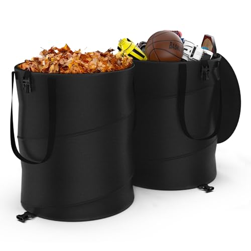 Sprinia Faltbarer Pop-Up-Müllbeutel, 2 Stück