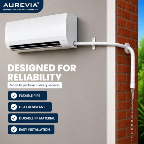 Image of AC Drain Pipe 5 Meter for Air Conditioner Water Outlet | Durable & Flexible PVC Pipe | Compatible with Split AC & Window AC