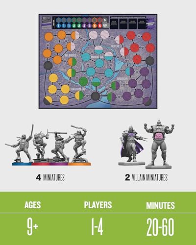 Restoration Games Unmatched Adventures Teenage Mutant Ninja Turtles miniatura 3