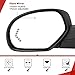 YITAMOTOR Towing Mirrors Compatible with 2007-2013 Chevy Silverado GMC Sierra 1500, 07-14 Suburban Yukon XL 1500, Power-Adjustable Glass and Heated with LED Arrow Turn Signal Side Mirrors Pair