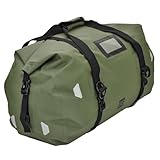 サンパーシー バイク用ツーリングバッグ 完全防水 40L 66L 底板付き エアバルブ搭載 (カーキ, 66L)