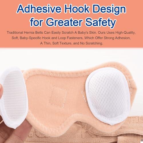 Faja para hernia inguinal para bebé ajustable miniatura 4