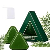 120 g – Nature Triangle Shampoo-Riegel – Nature Seven Grüne Seife, festes Shampoo auf...