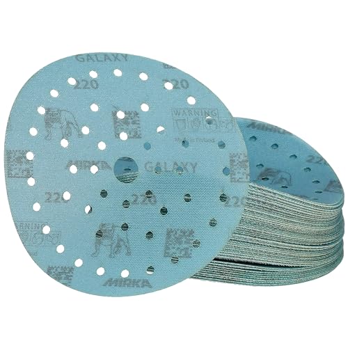 Price comparison product image Mirka Galaxy epoxy sandpaper 150mm Hook & Loop grit 220 for sanding epoxy resin,  wood,  epoxy