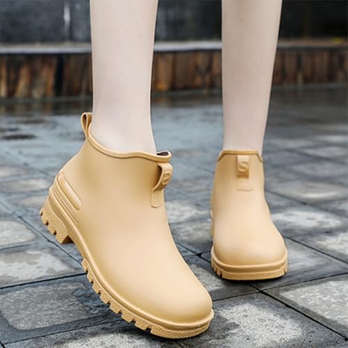 Botas Wellington de goma impermeables para caminar sin resbalar 3