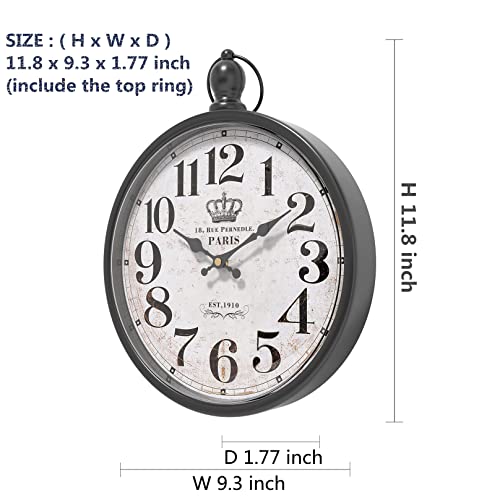 Menterry Retro Antique Style Wall Clock product photo Menterry Retro Antique Style Wall Clock product image