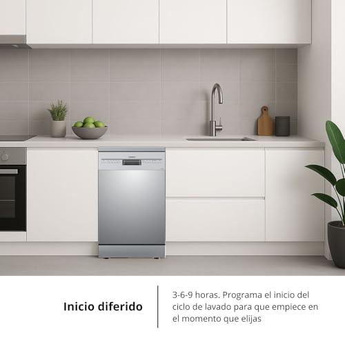 Miniatura 10 de Corberó - Lavavajillas Clvm403x 10 Cubiertos, 5 Programas Con 4 Temperaturas, Indicadores Led Inicio Diferido, Función Inicio-Pausa 49 Db Inox