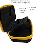 Portable Handheld Games Storage Holder, Hard Carrying Case for Game Console, Kids Retro Video Game Player Protective Case for TV Output Gaming Player System
