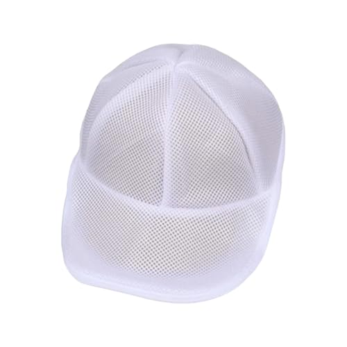 Jaula de sombrero para lavadora - Sombrero portátil para lavadoras, sombrero de pelota, protección compacta para la ropa sucia, gorra de béisbol, bolsas de malla, sombrero de béisbol