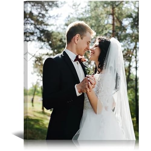 Custom Canvas Prints with Your Photo, Personalized Picture Wall Art 8x10in