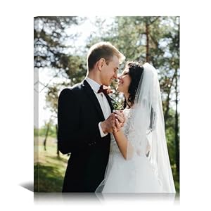 Custom Canvas Prints with Your Photo, Personalized Picture Wall Art 8x10in