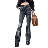 Rise Flare Jeans for Women Stretchy Bootcut Bell Bottom...