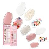 Dashing Diva Gloss Nail Strips Bundle - The Spring Florals Collection - Wallflower Frenzy & Bug Off - UV Free, Chip Resistant, Long Lasting Gel Stickers - Contains 2 Sets