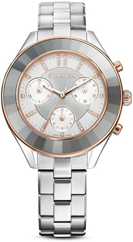 Swarovski Octea Lux spor saat koleksiyonu, Kristal/gümüş rengi