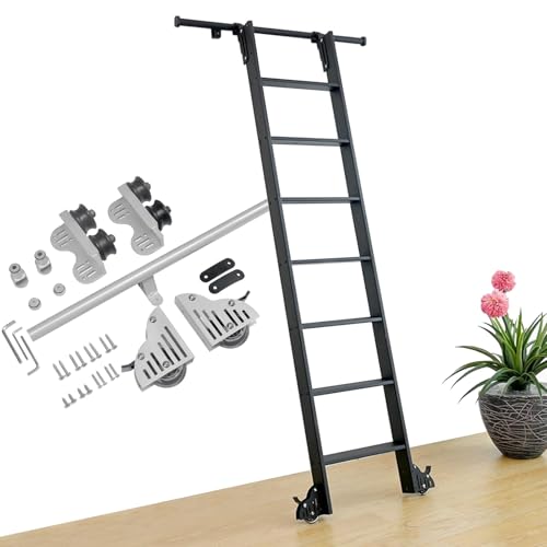 Rail télescopique de 6 m pour échelle de mezzanine, quincaillerie pour loft moderne