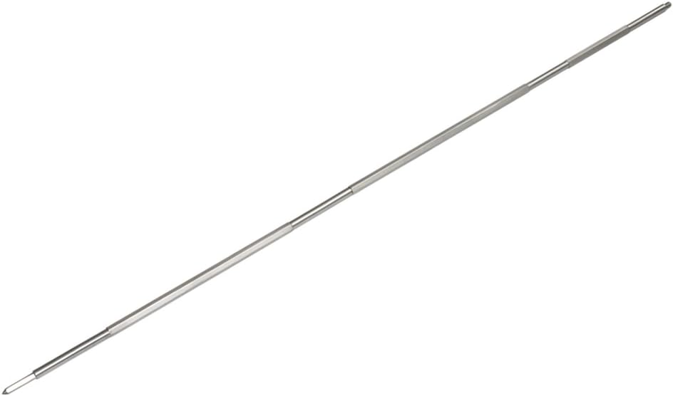 37-45'' x 1/2'' Universal Hexagon 304 Stainless Steel Grill Rotisserie Spit Rod