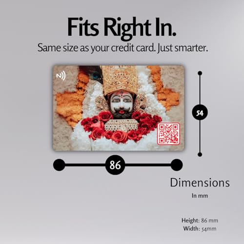 Khatu Shyam Baba Pocket Card | NFC and QR Enabled by tinydabba - 7