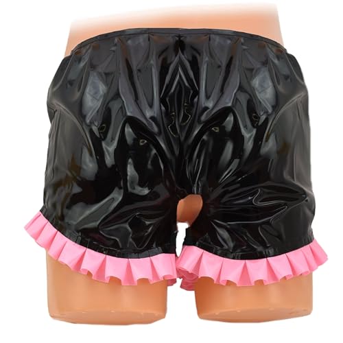 Slip de látex negro talla L ideal para fiestas nocturnas 4