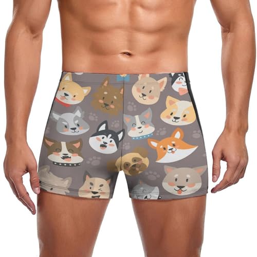 Maillot de bain boxer homme imprimé au séchage ultra rapide