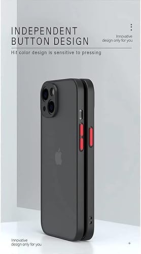 Premium Case Capa Capinha Preta Translúcida Ultra Resistente Elegante Com Proteção de Câmera Compatí