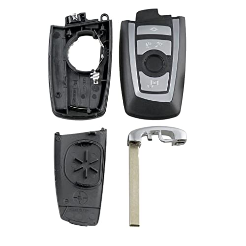 Carcasa de control remoto para automóvil de 4 botones compatible con serie 5 2