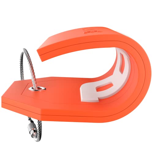 Image of Initial Luggage Tag with Full Privacy Cover and Stainless Steel Loop - (Letter B)