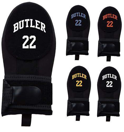 Black Sliding Mitt with Custom Name & Number Baseball Softball. Baserunner Protection Glove, 17 Font Color Choices and 2 Sizes