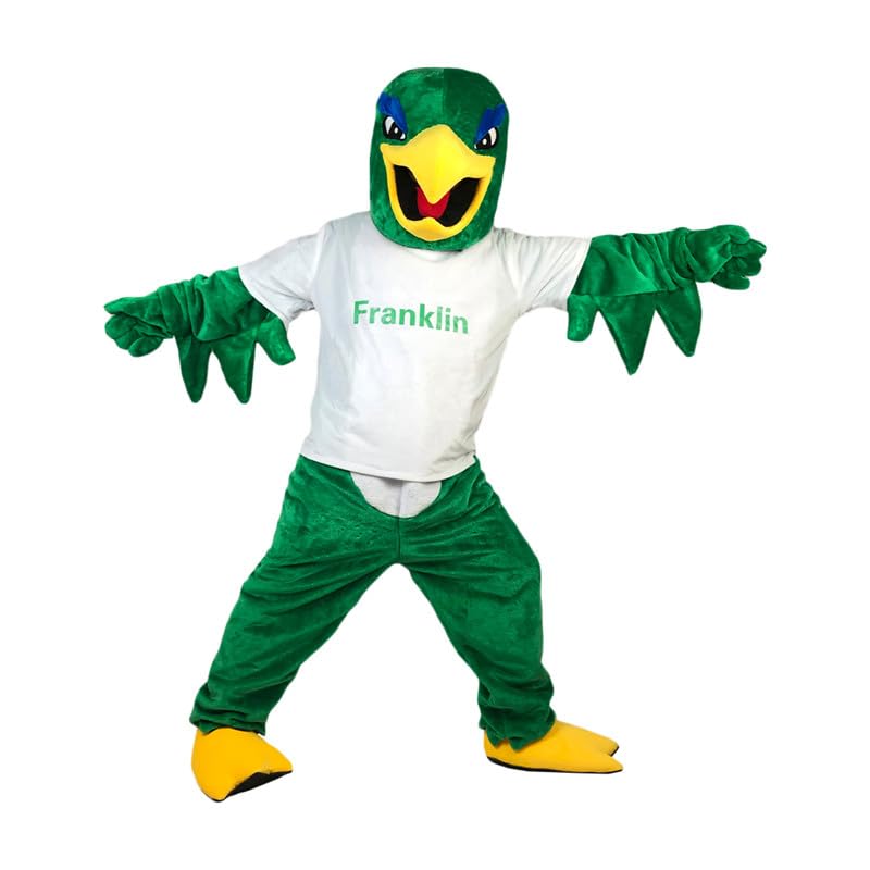 Sport Green Eagle Mascot Costume Fancy Dress Cosplay Clothes