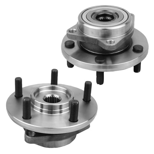 Autoround 513157 Front Wheel Bearing and Hub Assembly Fit for Chrysler Sebring 95-05, Dodge Avenger 95-00 / Stratus 01-05, Mitsubishi Eclipse 95-05 / Galant 99-08, Eagle Talon 95-98, 5 Lugs Non-ABS