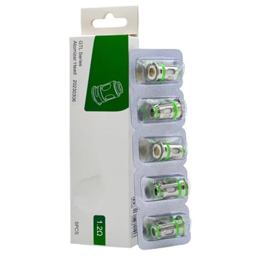 For Eleaf GTL Coil Résistance 1,2 Ω [7-13 W] Compatible avec la cartouche vide iSolo Air 3 Pod Adaptée au kit iSolo AIR 3/iJust P40 | Vapotage MTL Original - 5...