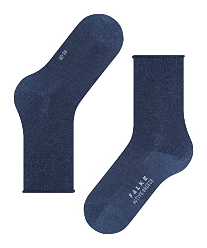 Image of FALKE Women's Active Breeze Socks, Breathable, Cooling, Sustainable Lyocell, Crew, Sweat Wicking, Coolmax Clothing