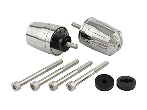 ポッシュ(POSH) バイク用品 ハンドルバーエンド ウルトラヘビーバーエンドタイプ2 ホンダ/スズキ系純正ハンドル用 M6タイプ CB1300SF/SB | CB400SFなど メッキ 033979-33-10