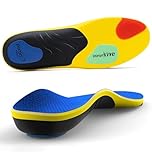 Heavy Duty Support Pain Relief Orthotics, Dafannis High Arch Support Insoles for Men Women, Running Athletic Shoe Inserts, Work Boot Shoe Insole, Flat Feet Insert, Absorb Shock with Every Step