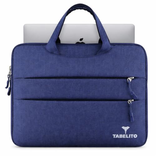 Image of Tabelito Basic Laptop Bag Sleeve Case Cover Pouch for 13 Inch Laptop Apple /Dell /Lenovo /Asus /Hp /Samsung /Mi /MacBook /Ultrabook /Thinkpad /Ideapad /Surfacepro (Blue)