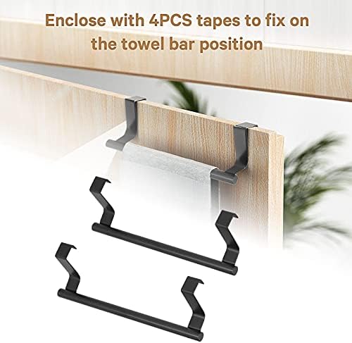 Miniatura 2 de 2 ganchos de acero inoxidable para colgar en la puerta, 9.1 in