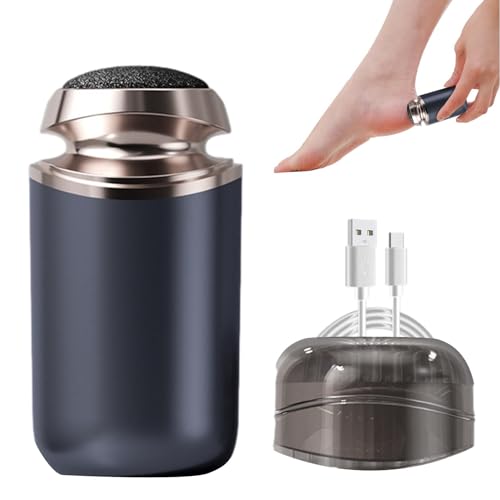 Samuliy Molinillo eléctrico de pies, lijadora eléctrica de pies, herramienta recargable para eliminar callos de pies, herramientas de pedicura para hombres y mujeres, piel muerta agrietada