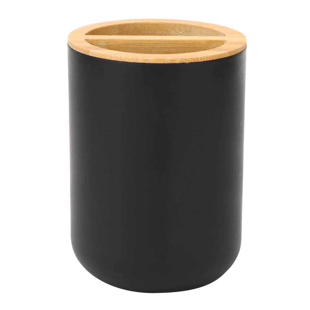Set di portasapone da bagno nero porta spazzolino tazza risciacquo bottiglia lozione contenitore spazzatura spazzola bagno