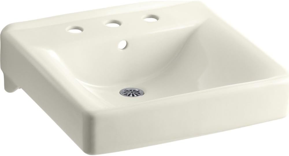 Kohler K-2053-0 Soho Wall-Mount Lavatory, White