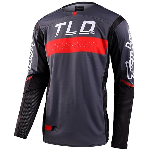 Troy Lee Designs 2023 SE Pro Jersey - Grid Camo (X-Large) (Black/Grey)